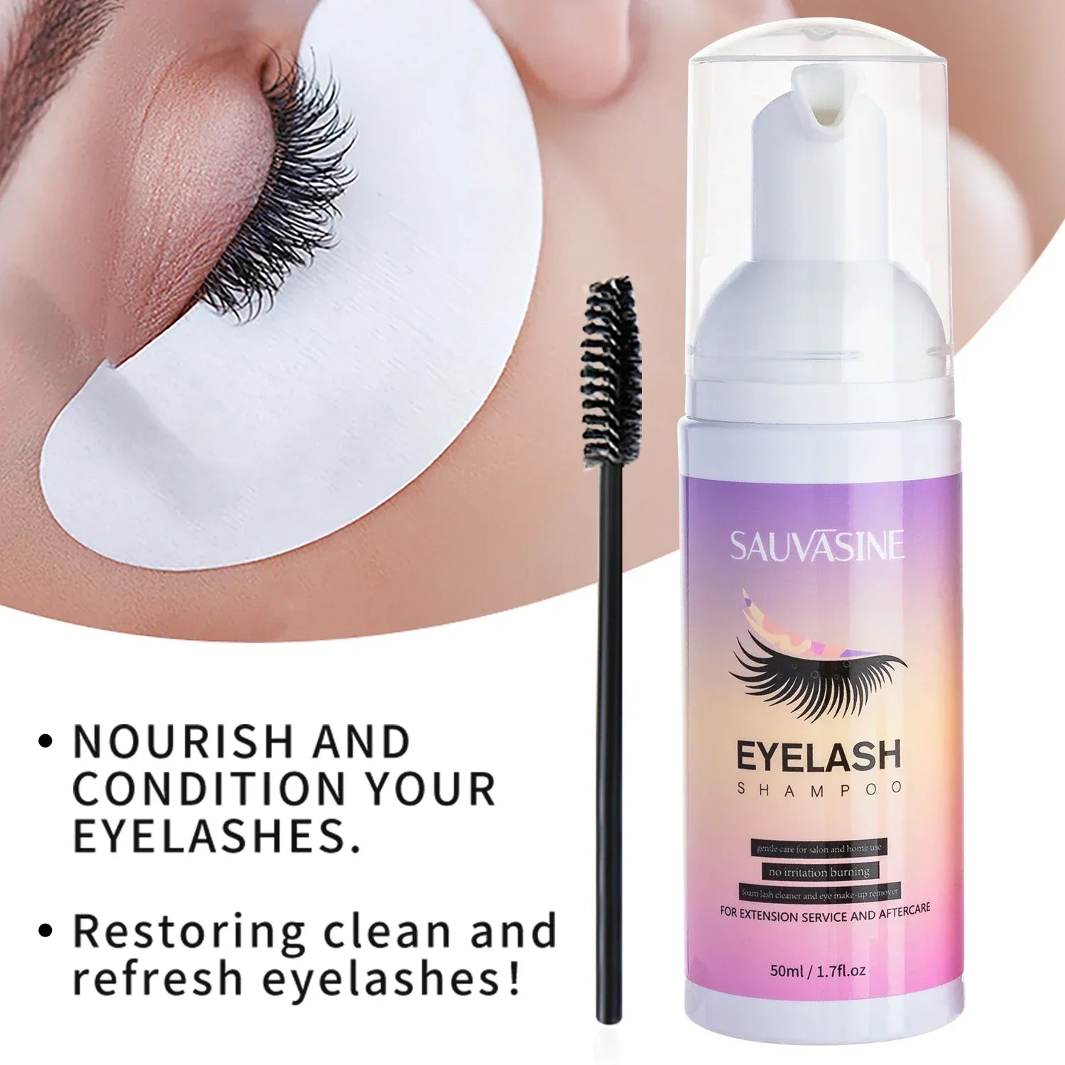 Foaming Lash Shampoo - Buy 1 Get 1 Free Automatically with Free Shipping!